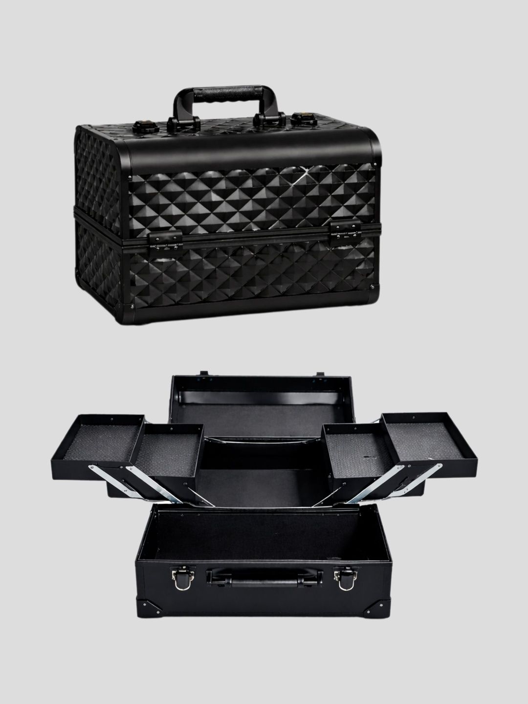 LACOPINE Black Set of 1 Regular Makeup Organiser Organisers-image-40