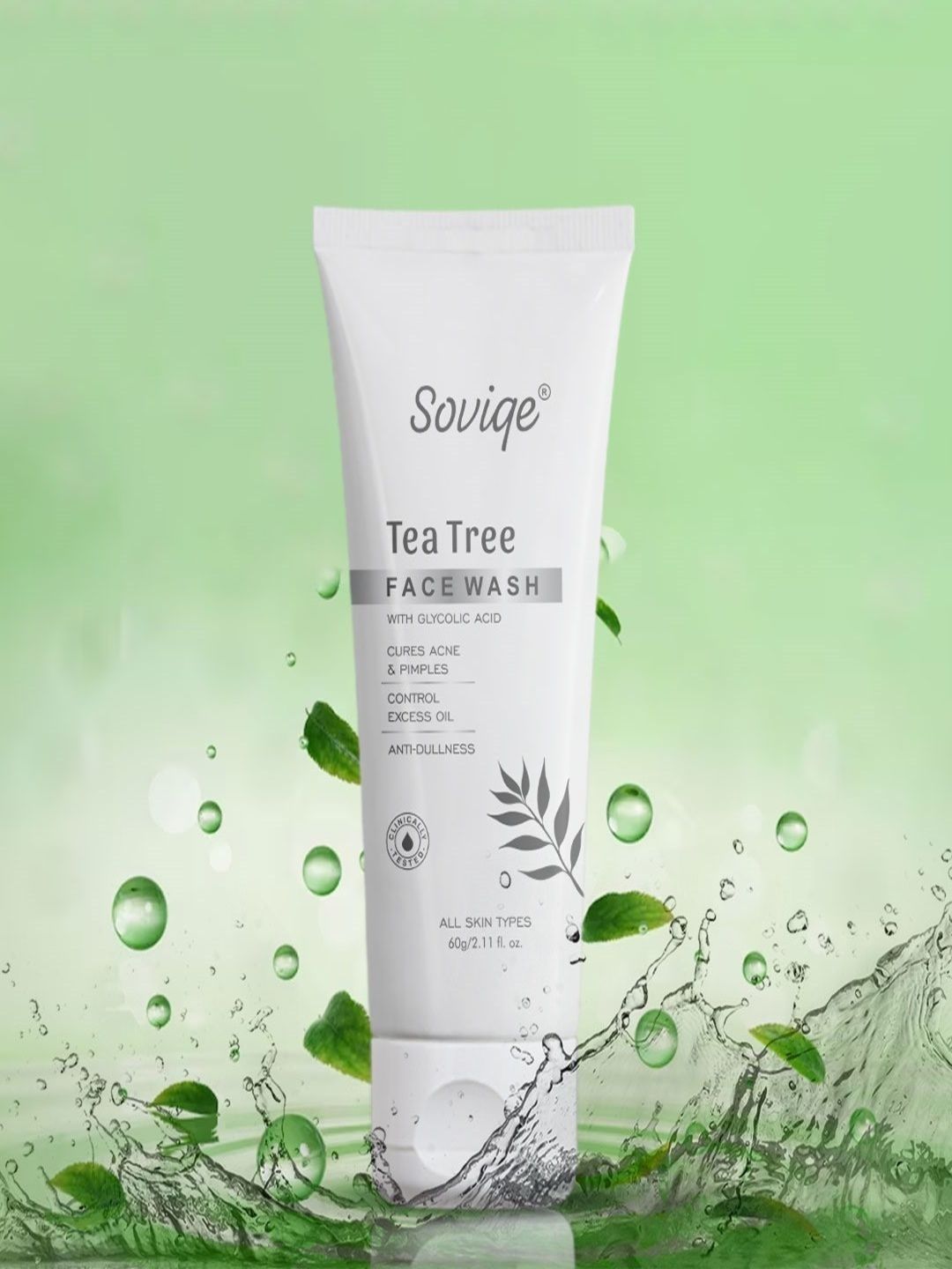 Soviqe Tea Tree Facewash- 60 ml-picture-35