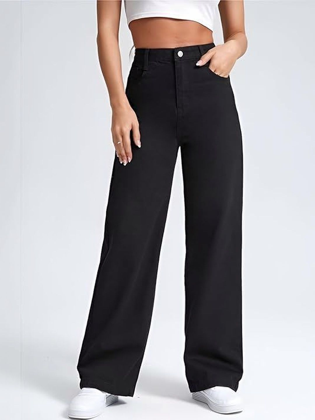 DressBerry Women Straight Fit High-Rise Stretchable Jeans-picture-32