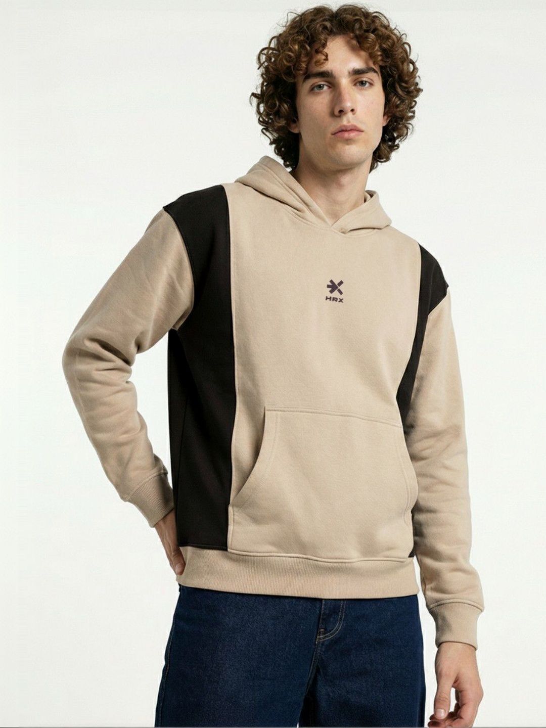 HRX by Hrithik Roshan Men Colourblocked Hooded Sweatshirt-picture-41