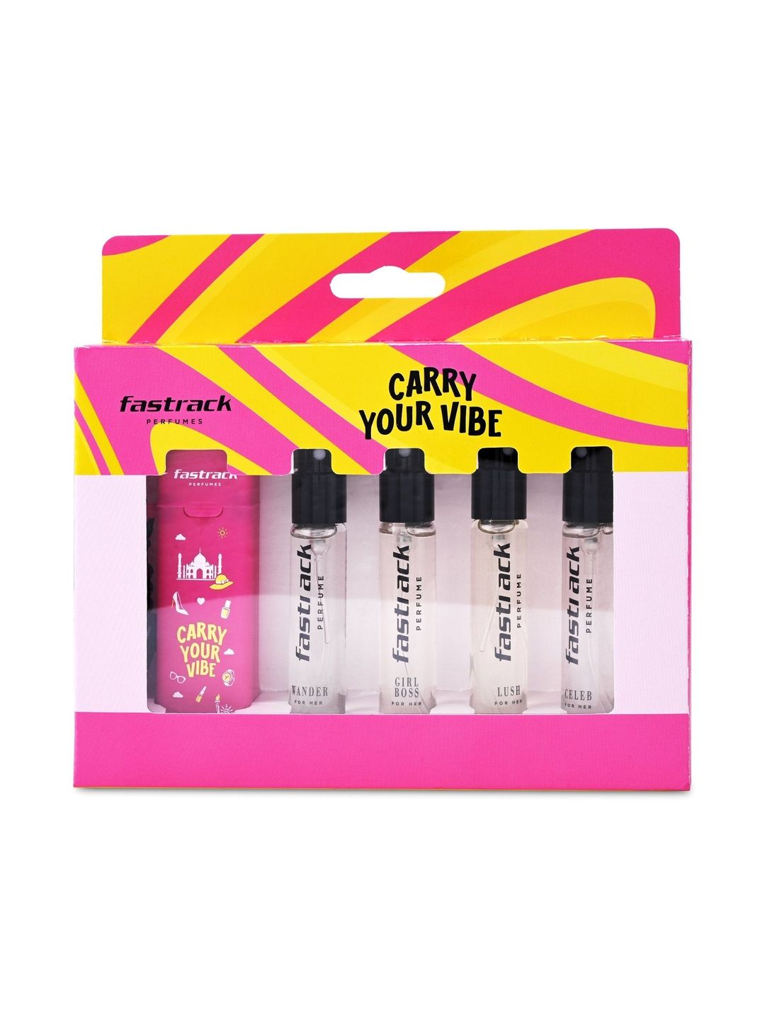 Fastrack Set Of 4 Wander For Her Girl Boss For Her & Lush For Her EDP - 8 ml Each-image-29