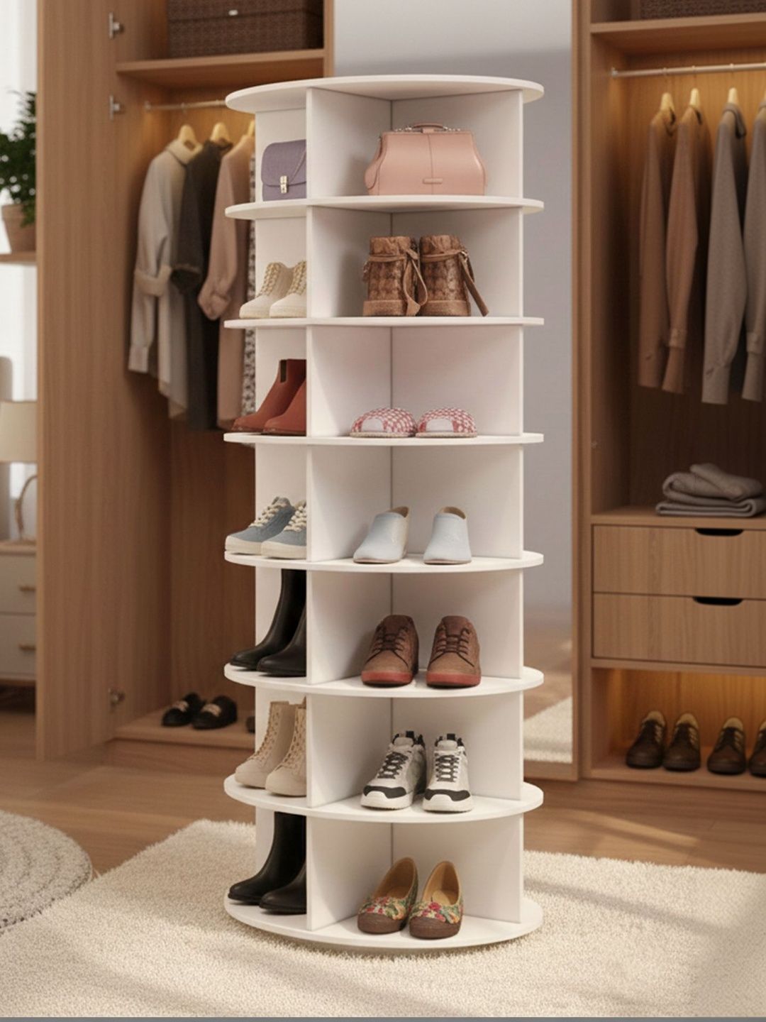 THE ARTMENT White Set of 6 Super Strong Shoes Organiser Organisers-picture-27