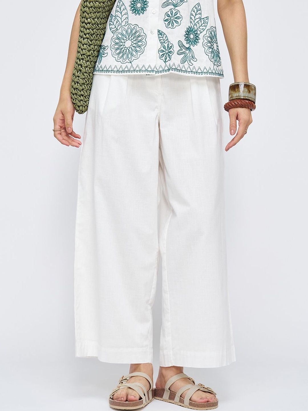 AKKRITI BY PANTALOONS Women Palazzos