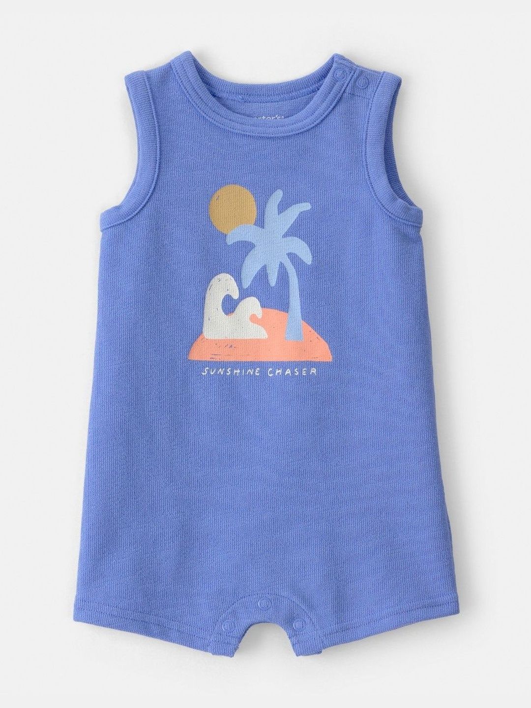 Carter's Boys Printed Pure Cotton Romper-picture-54
