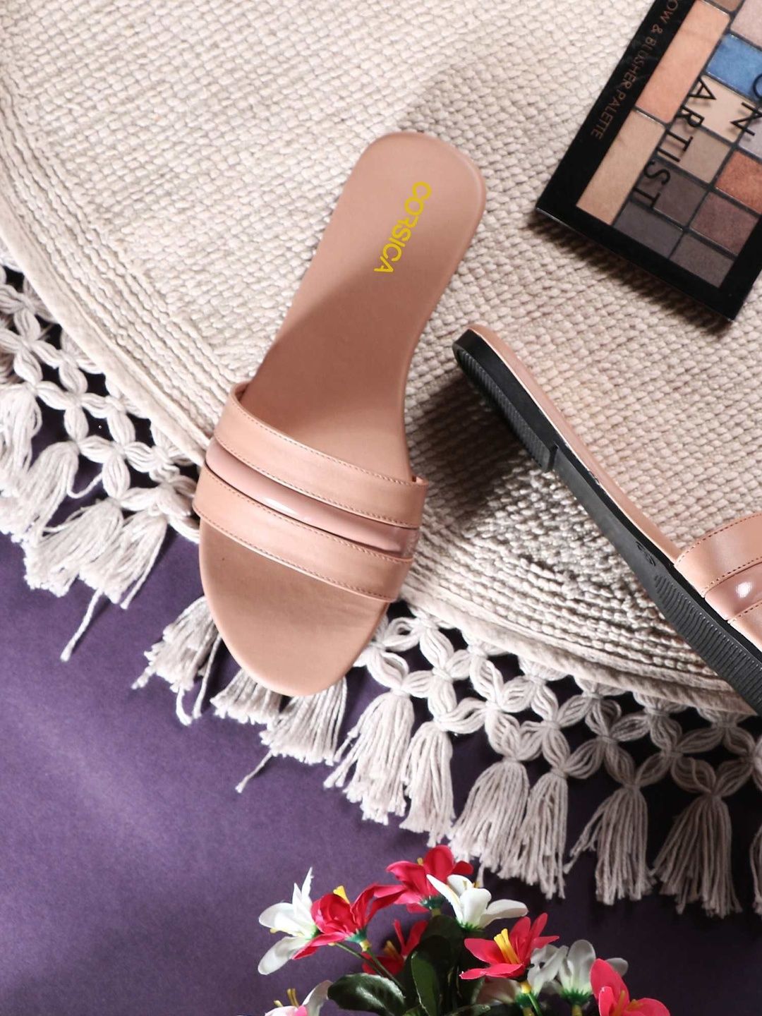 CORSICA Women Open Toe Flats with Bows-image-44