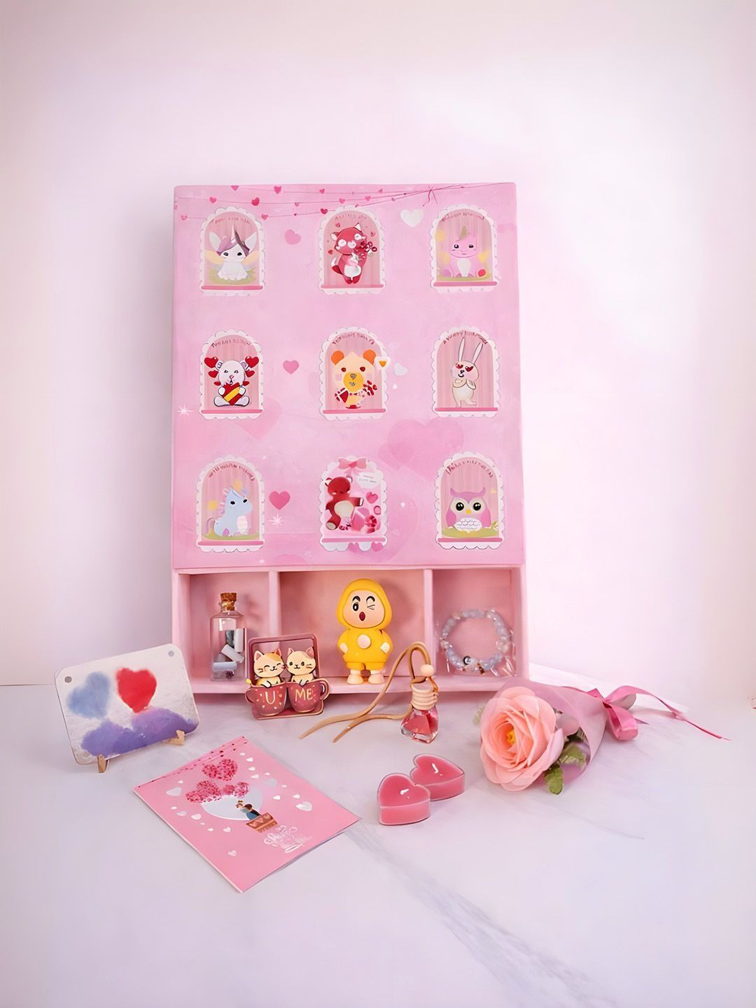 Art Street Pink & Yellow 10-Pieces Valentines Gift Set-picture-25