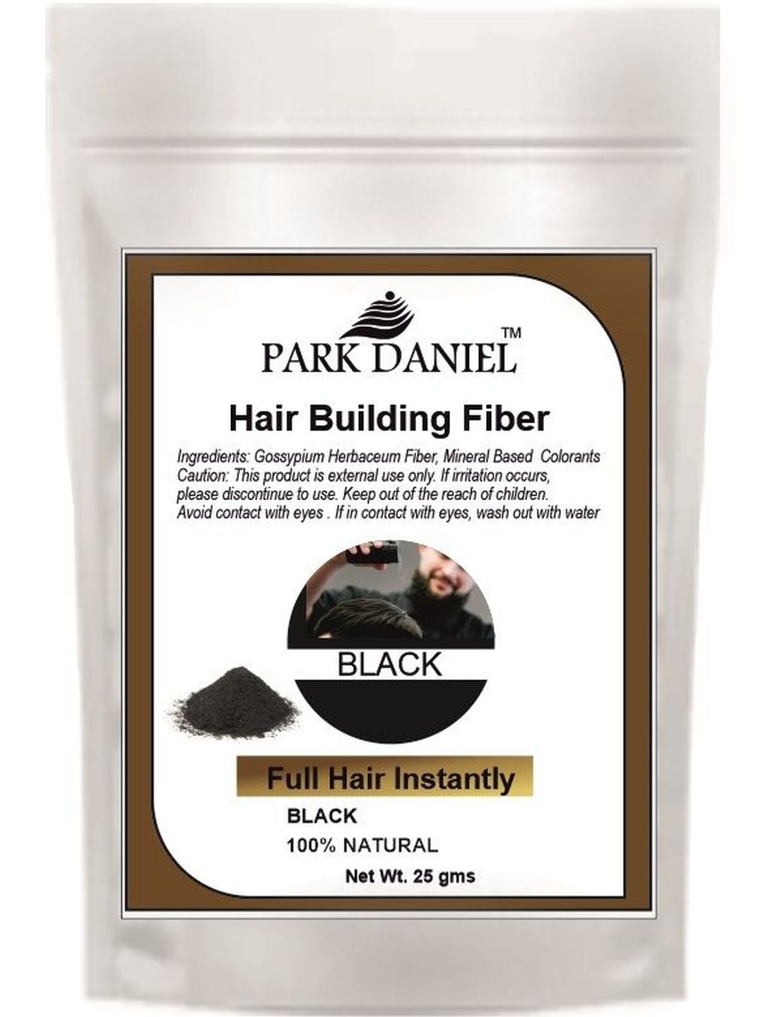 Park Daniel Hair Building Fibres- 25 g- Natural Black-image-34