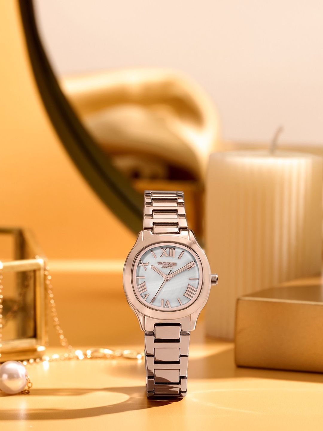 Sonata Poze 8 Quartz Analog MOP- White Dial Watch For Women - SP80162WM01W-picture-12