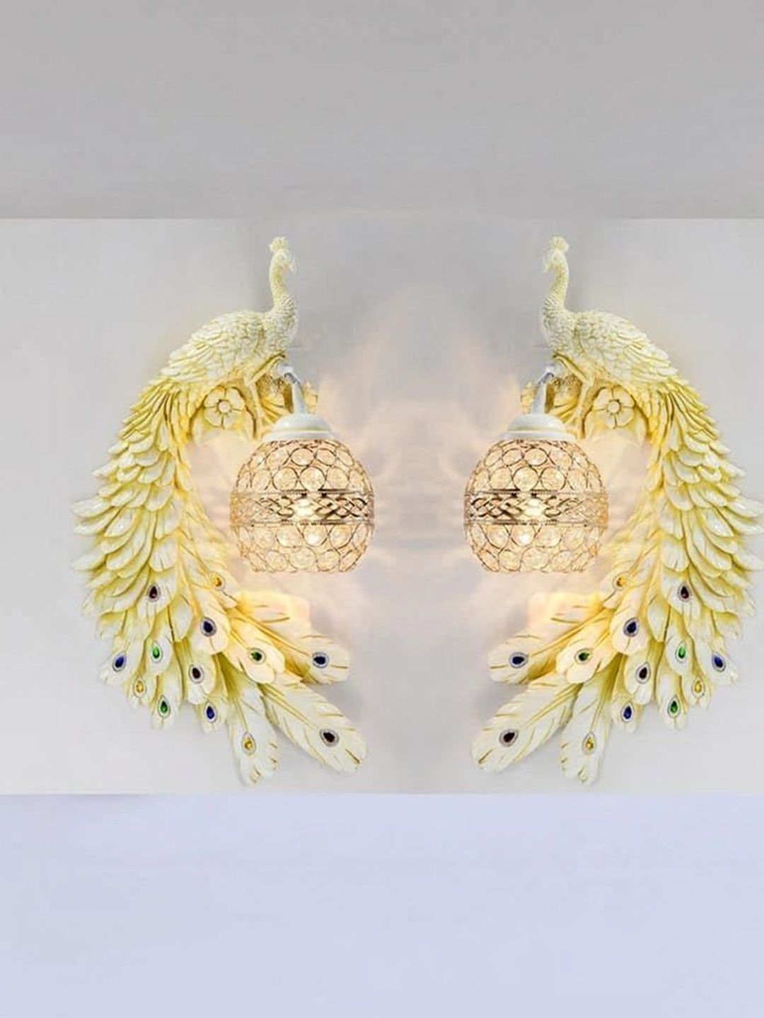DA DECOR HUB White Acrylic Wall Lamp-image-5