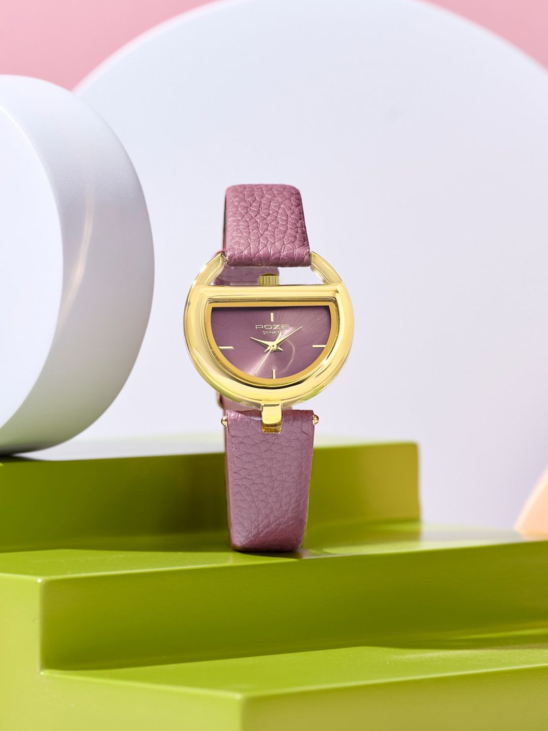 Sonata Women Dial & Leather Straps Analogue Watch SP80159YL01W-picture-28