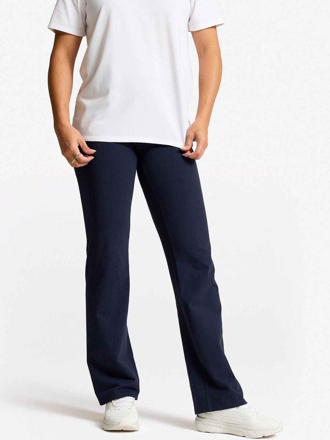 Decathlon Women Cotton Blend Solid Ankle Length Leggings-picture-56