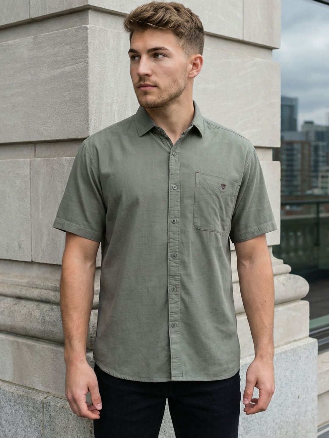 Kuons Avenue Men Classic Casual Shirt-picture-44