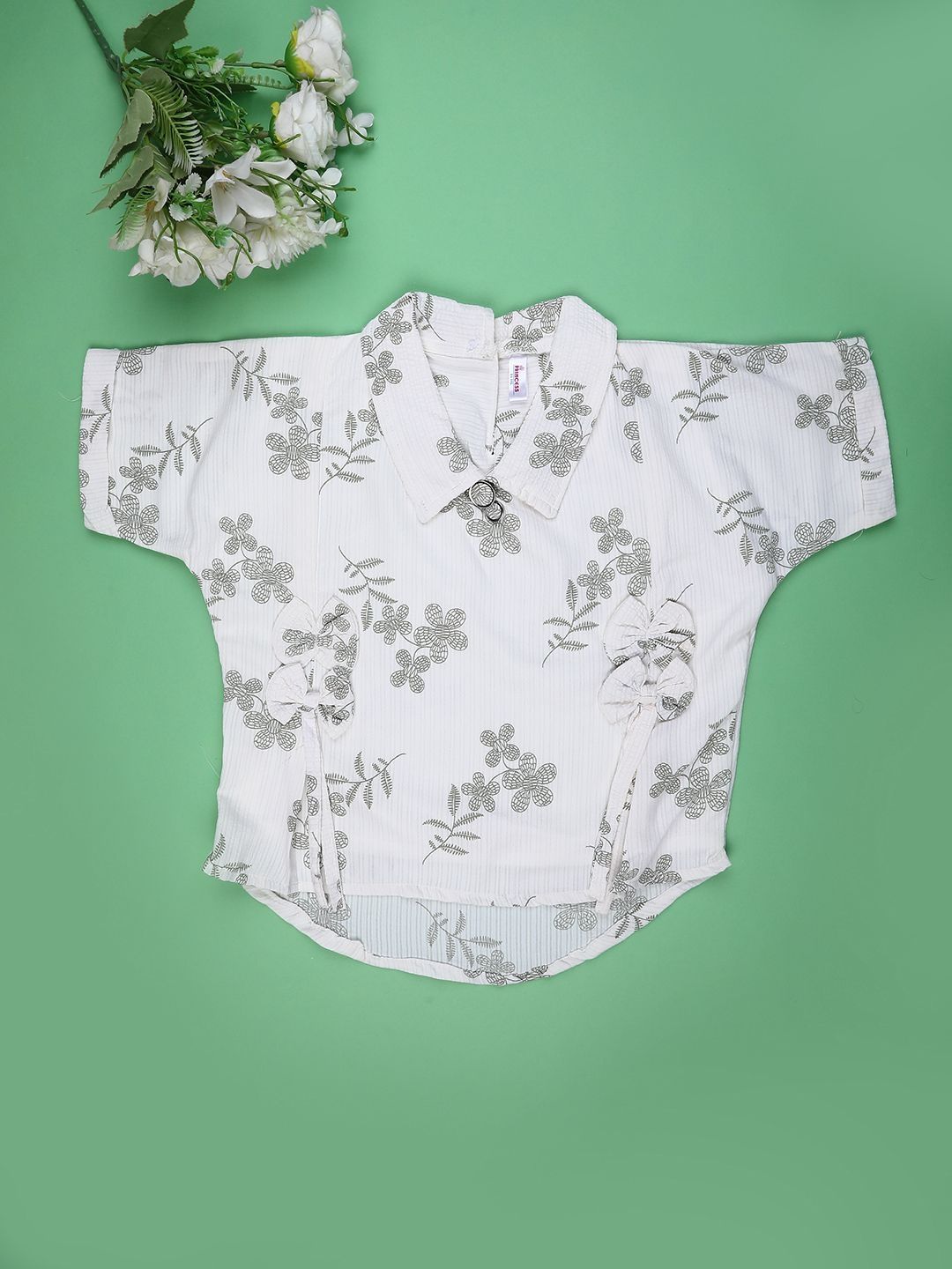 V-Mart Girls Floral Printed Cotton Georgette Top-picture-39