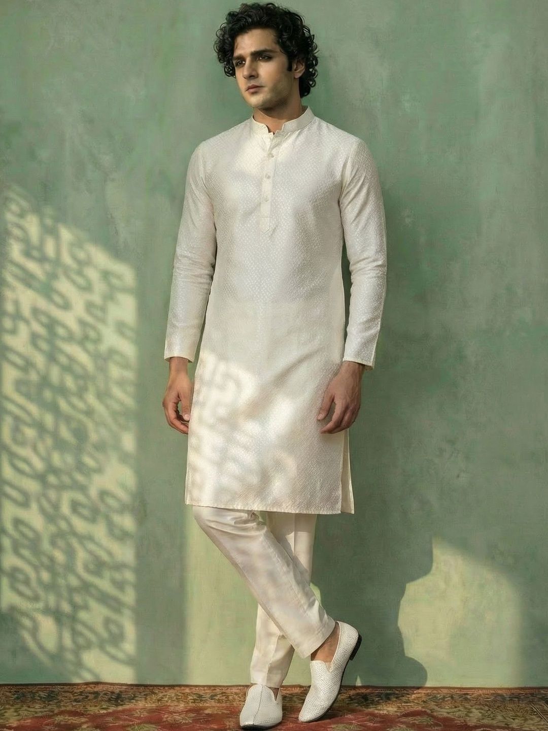 KISAH Men Regular Kurta with Trousers-picture-21