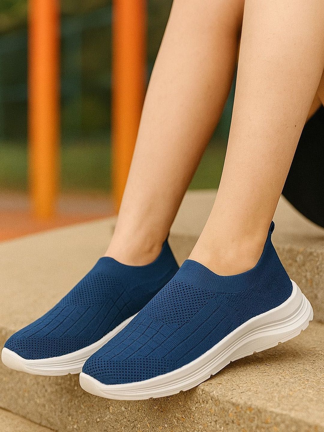 FABBMATE Girls Textured Slip-On Sneakers-picture-53