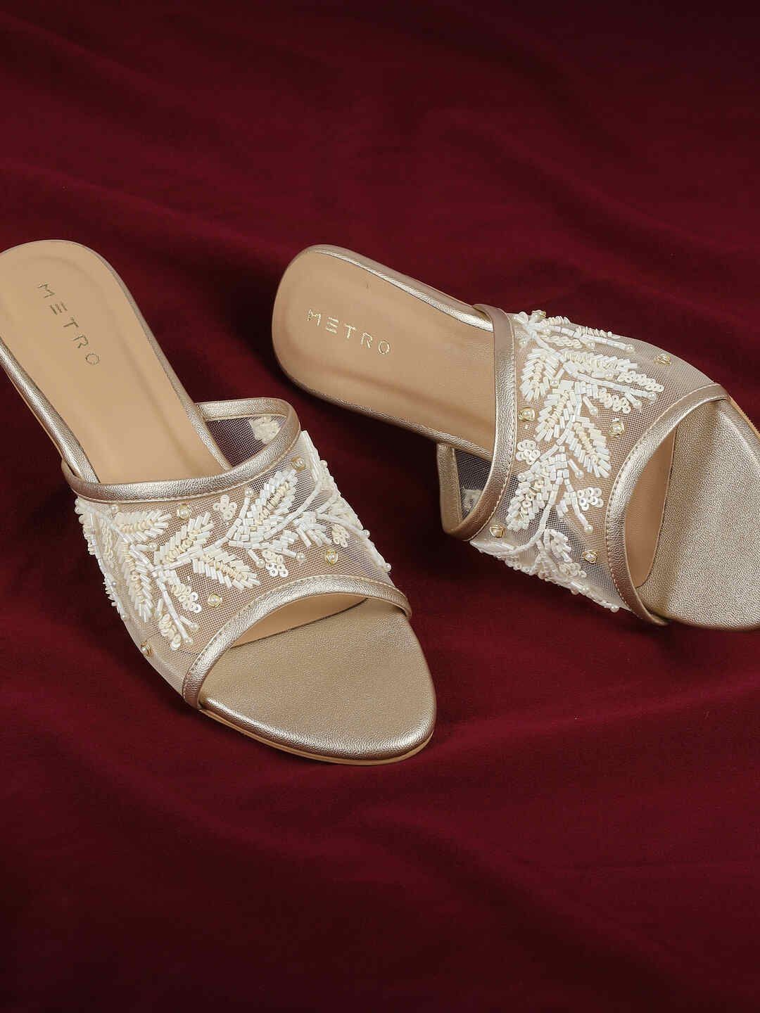 Metro Women Ethnic Gladiators Flats-image-47