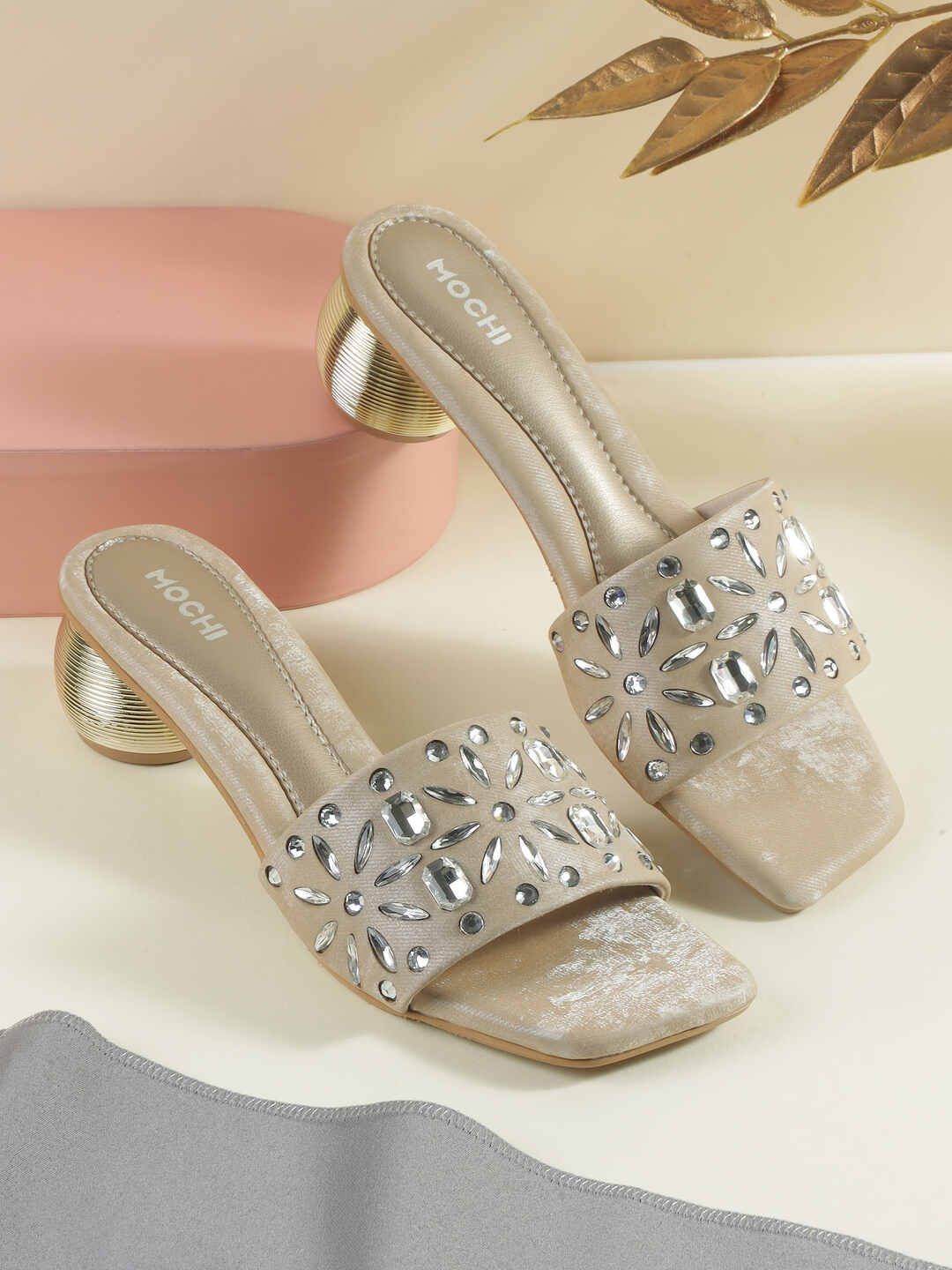 Mochi Women Party Gladiators Flats-image-49