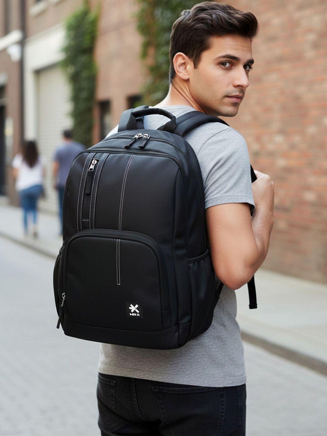 HRX by Hrithik Roshan Unisex Brand Logo Backpack