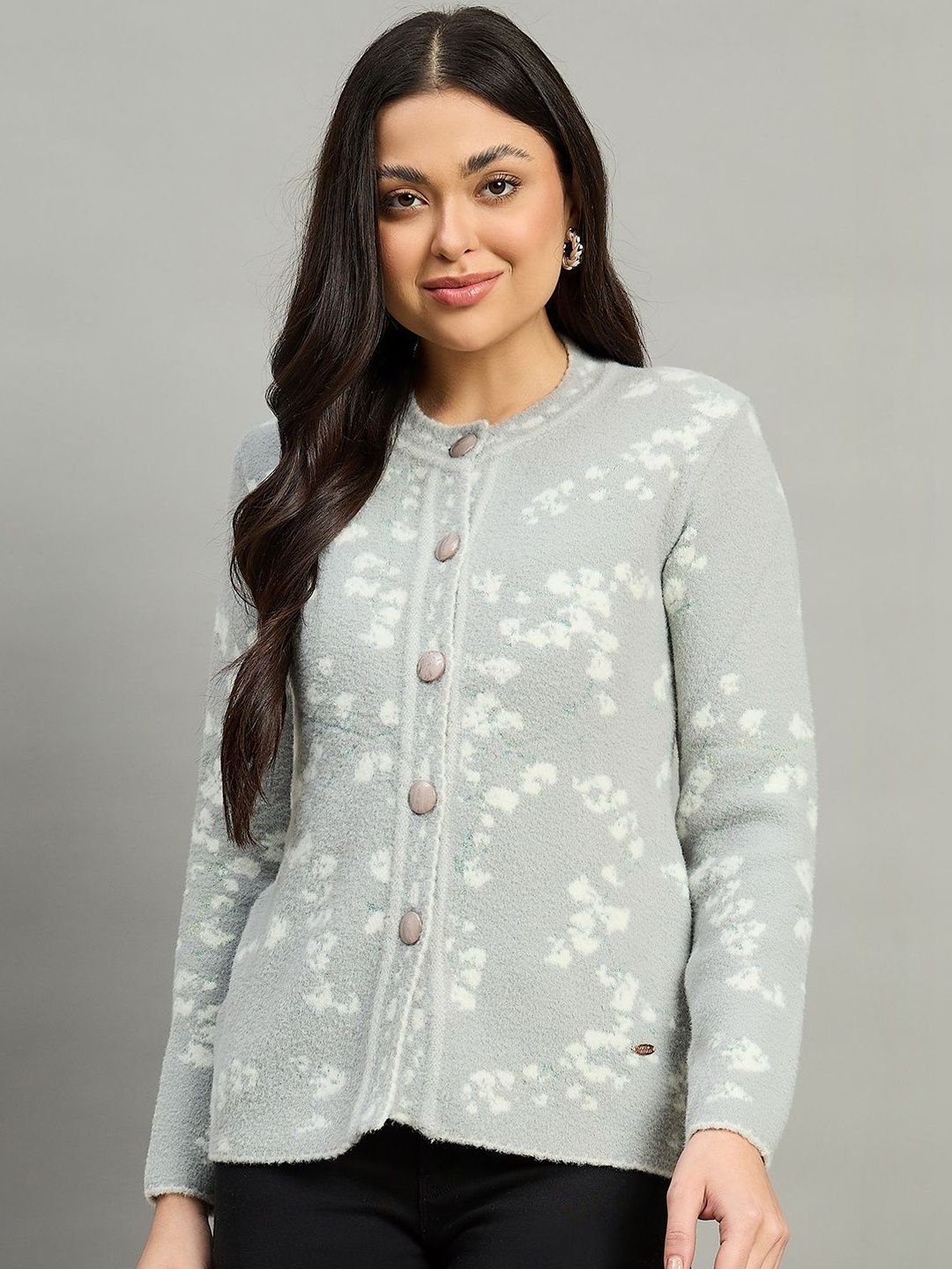 Duke Women Floral Printed Cardigan-picture-46