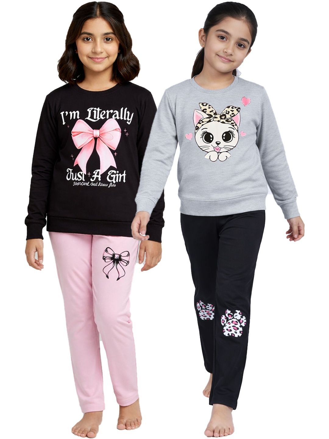 KEESOR Girls Printed Pyjamas-picture-10