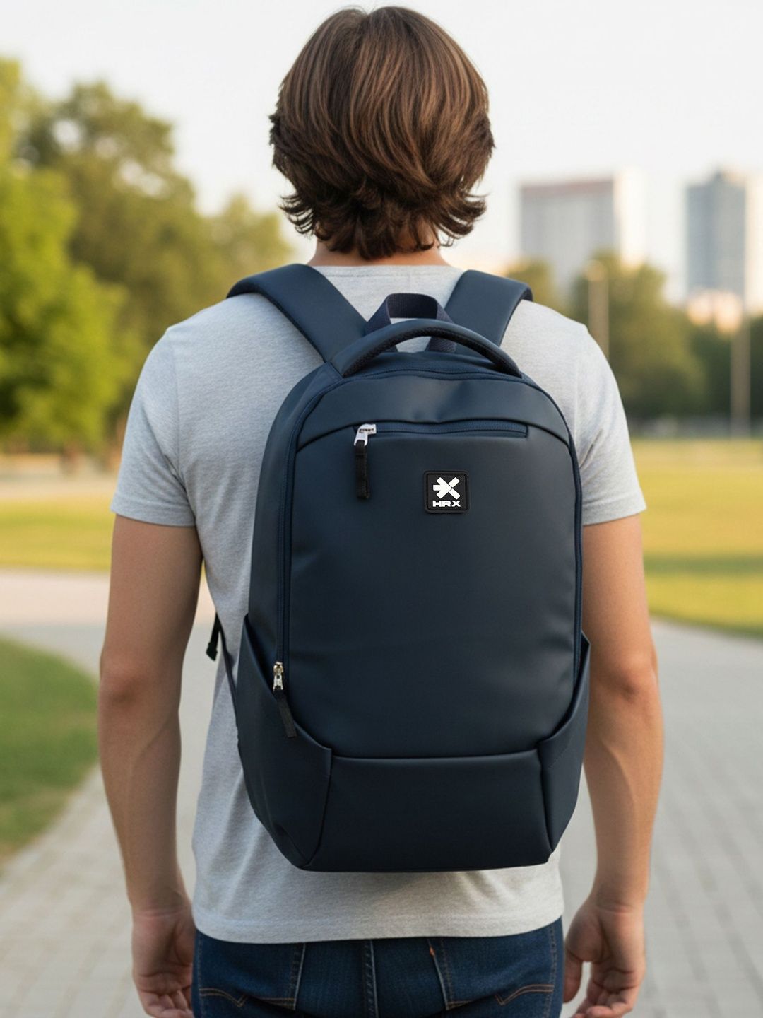 HRX by Hrithik Roshan Unisex Brand Logo Backpack-picture-33