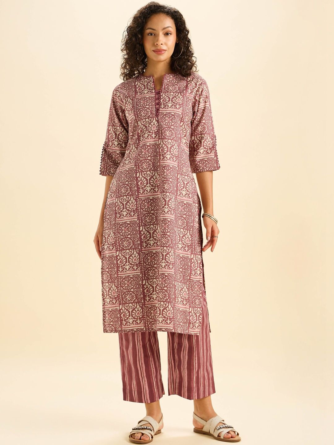 Vismay Ethnic Motifs Printed Kurti-picture-16