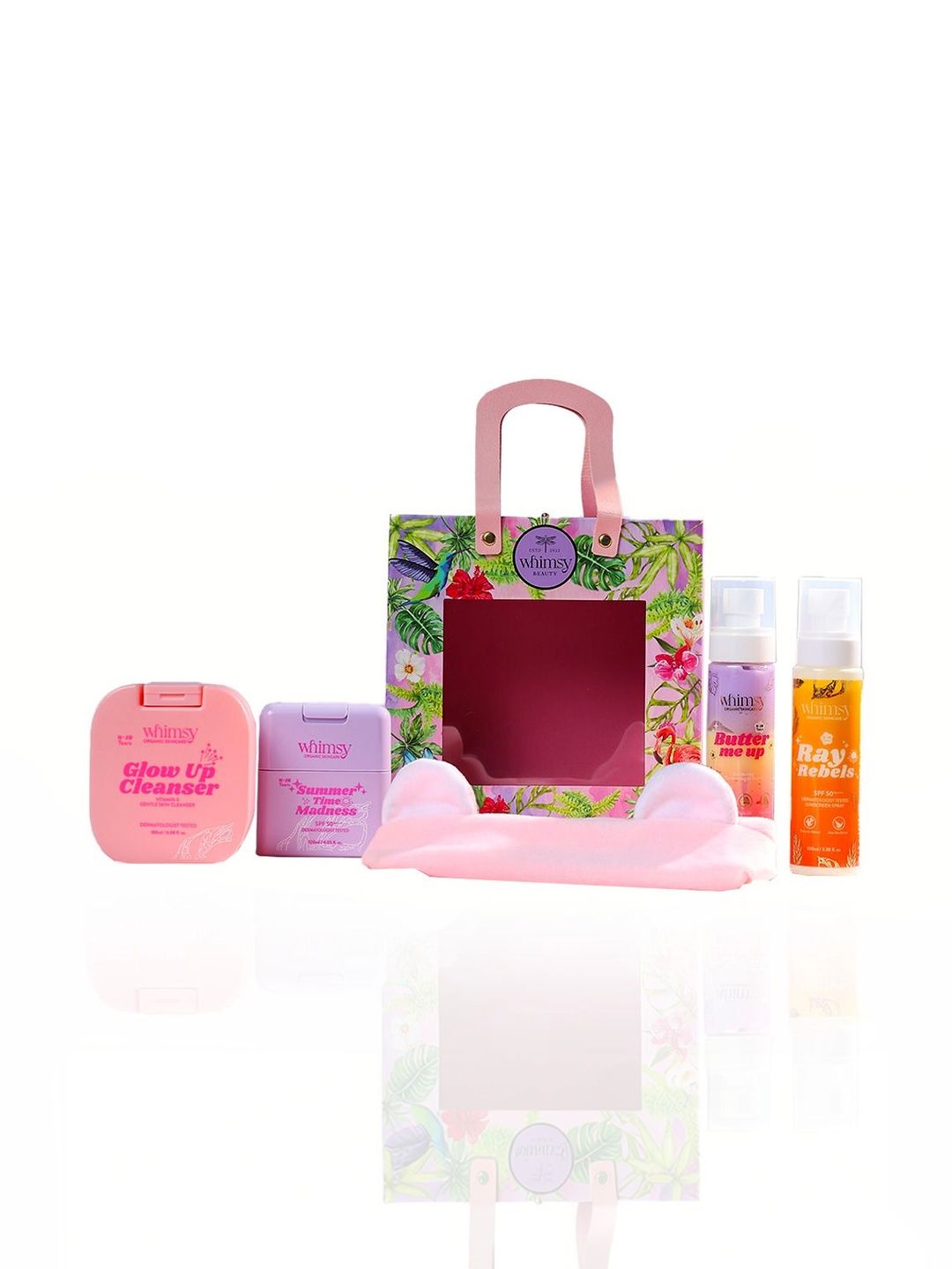 Whimsy Beauty Girls Set Of 5 Face Sunscreen- Body Cleanser & Moisturizer With Hair Band-image-25
