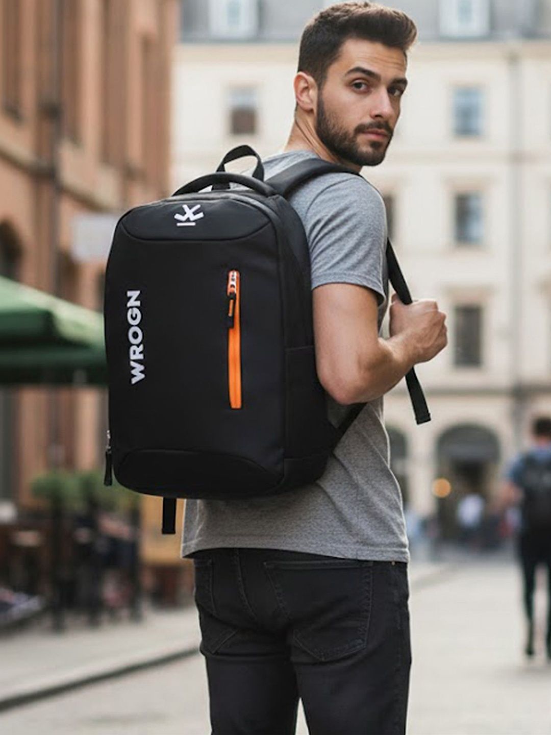 WROGN Unisex Brand Logo Backpack-picture-11