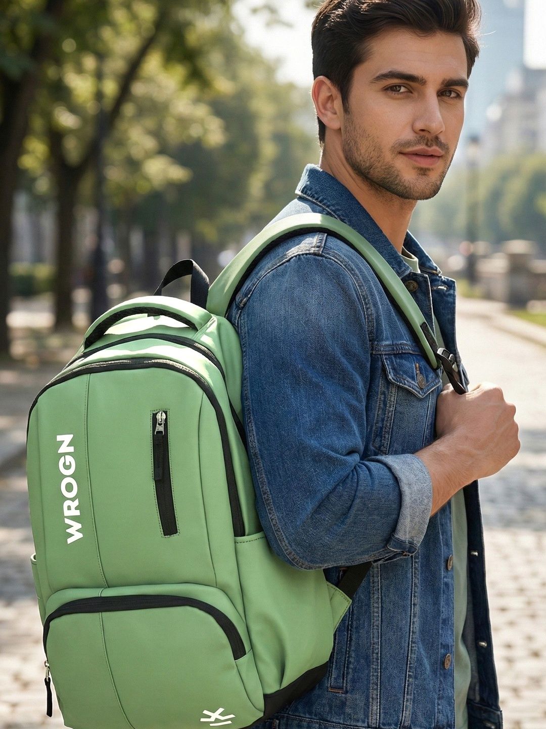 WROGN Unisex Brand Logo Backpack-picture-23