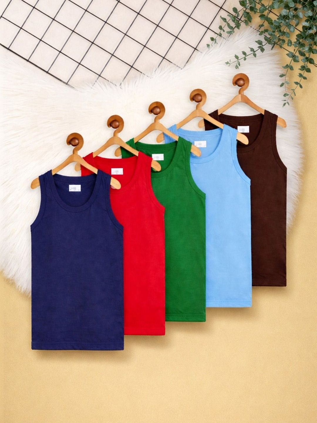 INDIA FASHION FAB Pack of 5 Cotton Blend Basic-picture-52