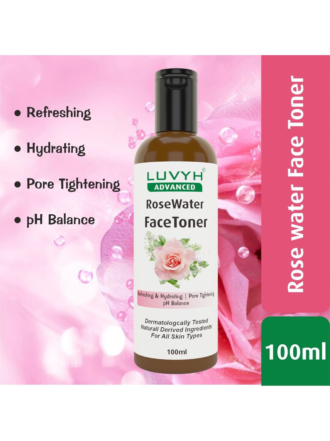 LUVYH Rose Water Toner- 100 ml-image-8