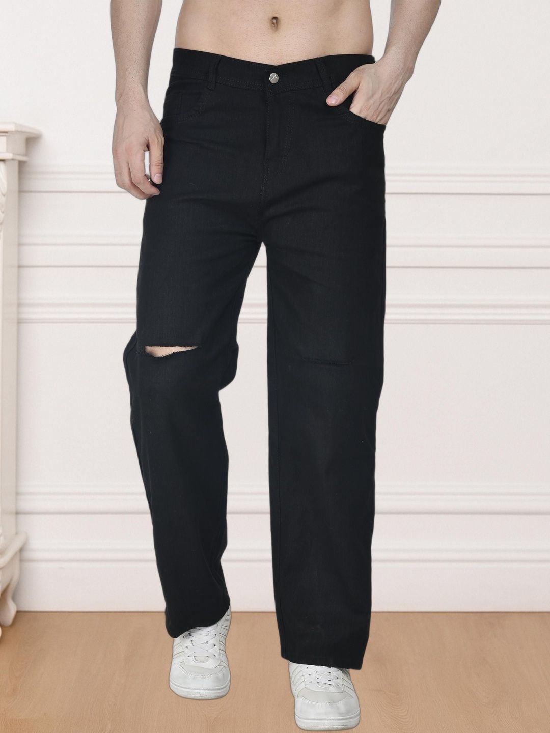 Metronaut Men Mid-Rise Low Distress Jeans-picture-29