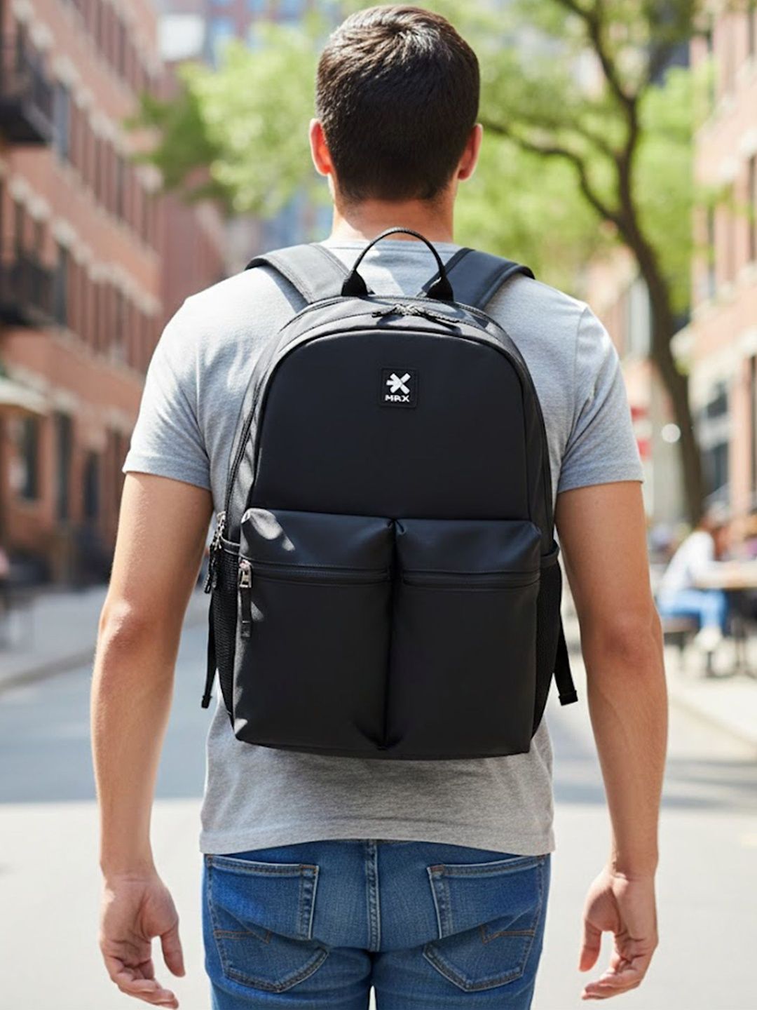 HRX by Hrithik Roshan Unisex Brand Logo Backpack-picture-30