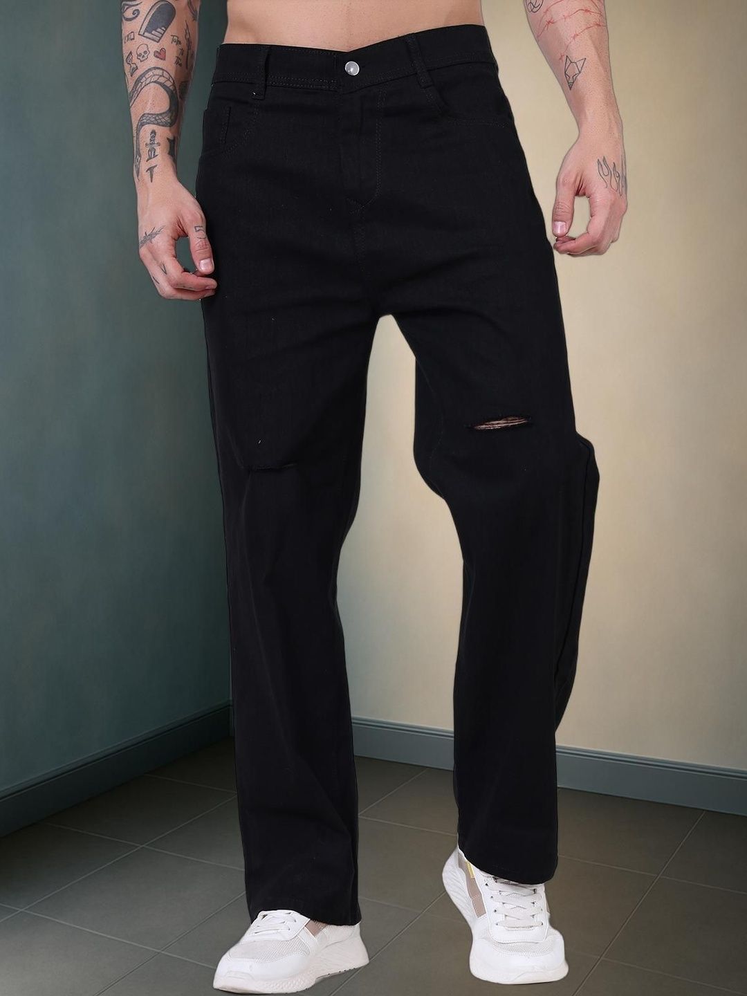 Metronaut Men Mid-Rise Mildly Distressed Jeans-picture-23