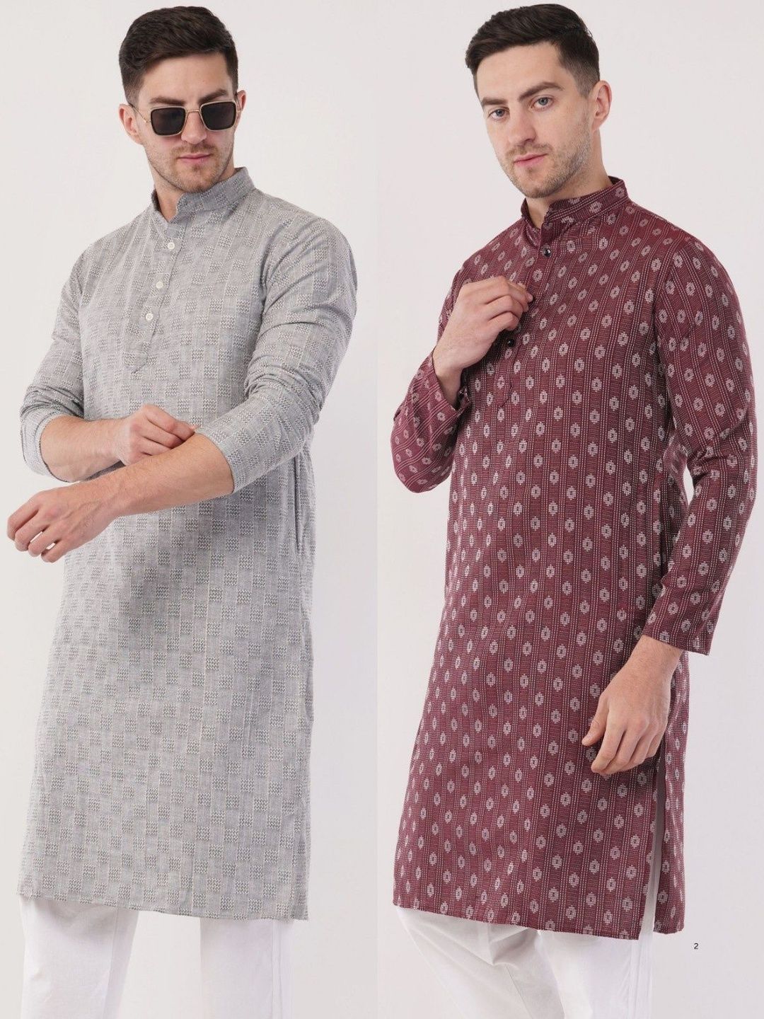 Sypher Boutique Men Printed Khadi Handloom Kurta-picture-41