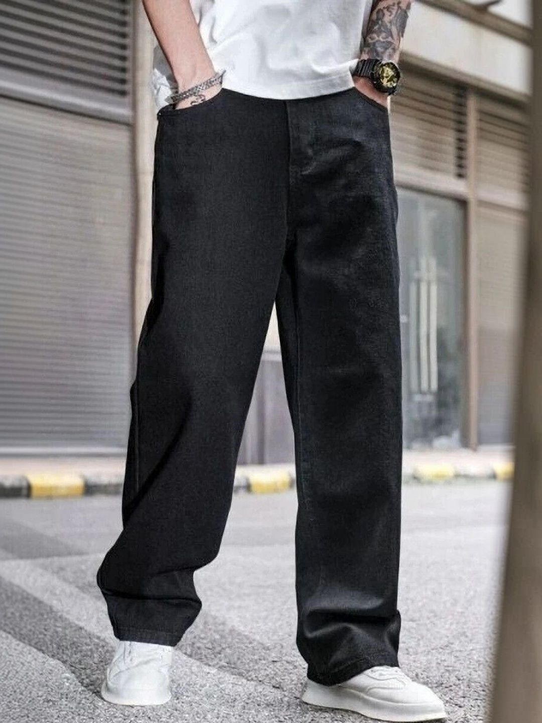 Metronaut Men Relaxed Fit Mid-Rise Jeans-picture-36