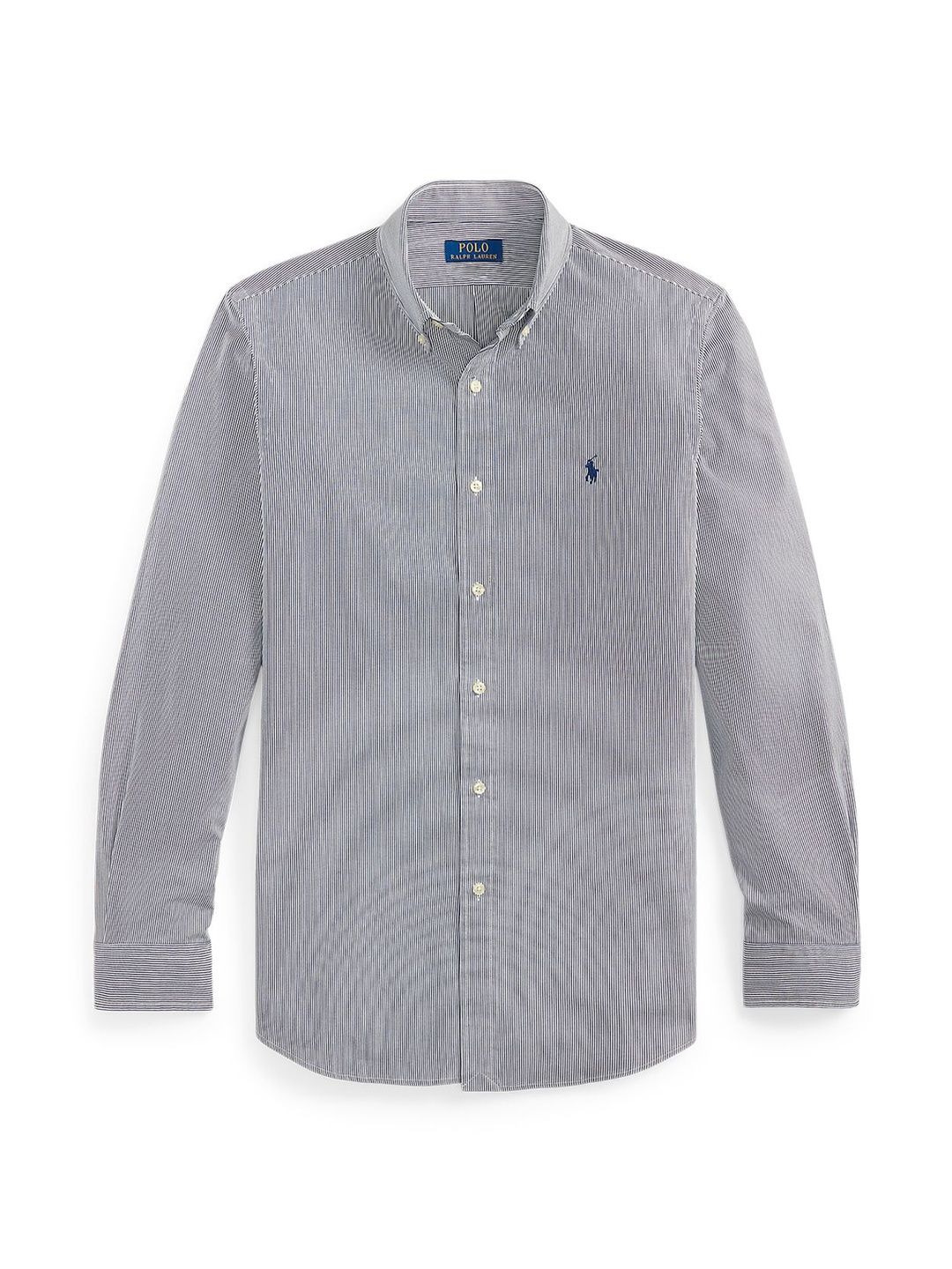 Polo Ralph Lauren Striped Cotton Spread Collar Poplin Shirt-picture-33