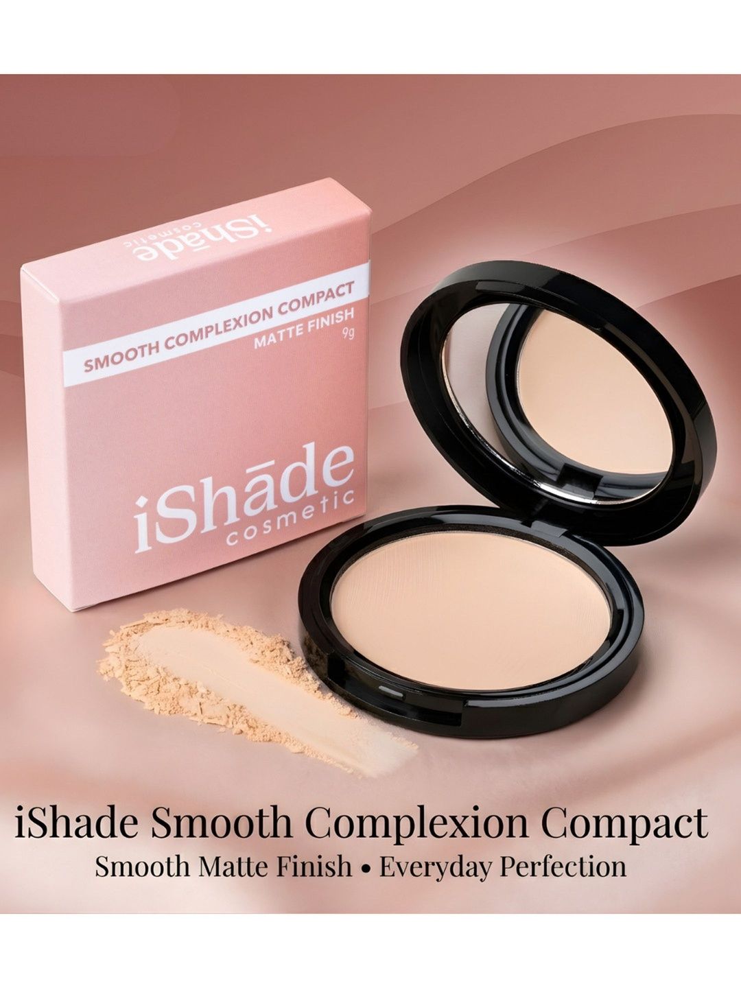 iShade Cosmetic Smooth Complexion Compact Powder - Twilight Deep 3-picture-57