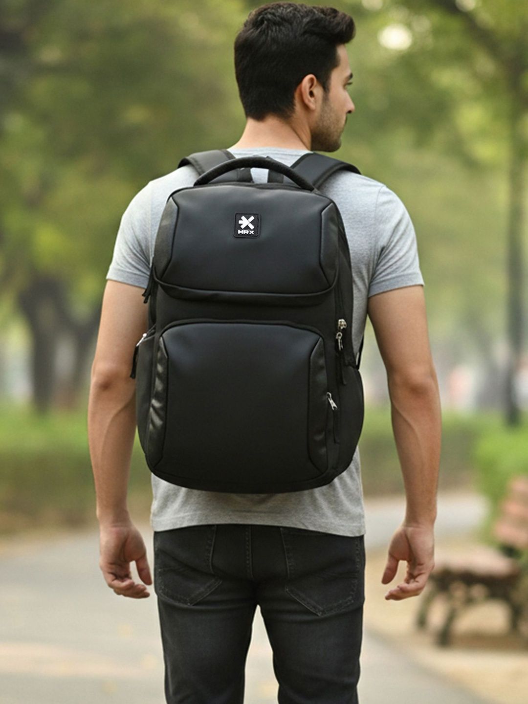 HRX by Hrithik Roshan Unisex Brand Logo Backpack-picture-44
