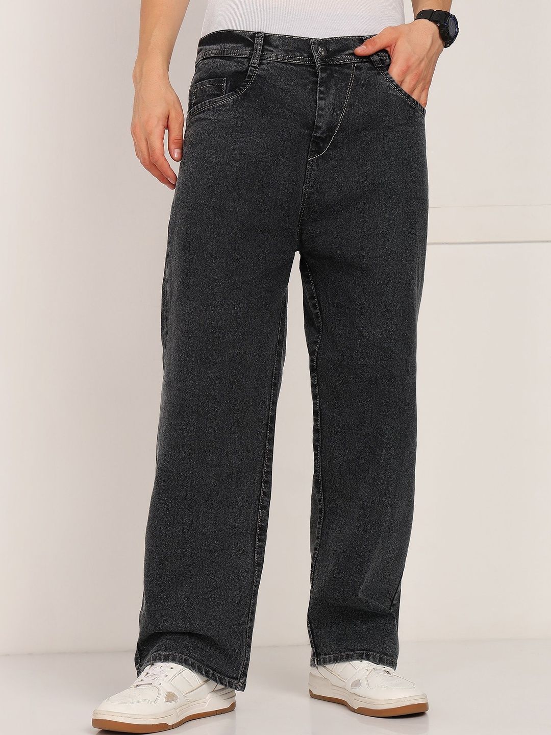 Metronaut Men Mid-Rise Light Fade Jeans-picture-28