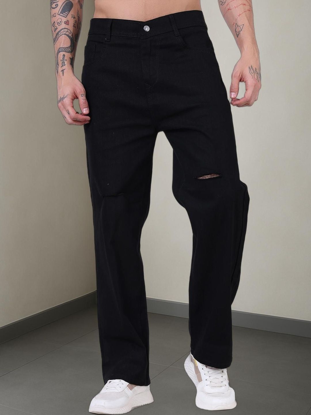 Metronaut Men Mid-Rise Mildly Distressed Jeans-picture-24