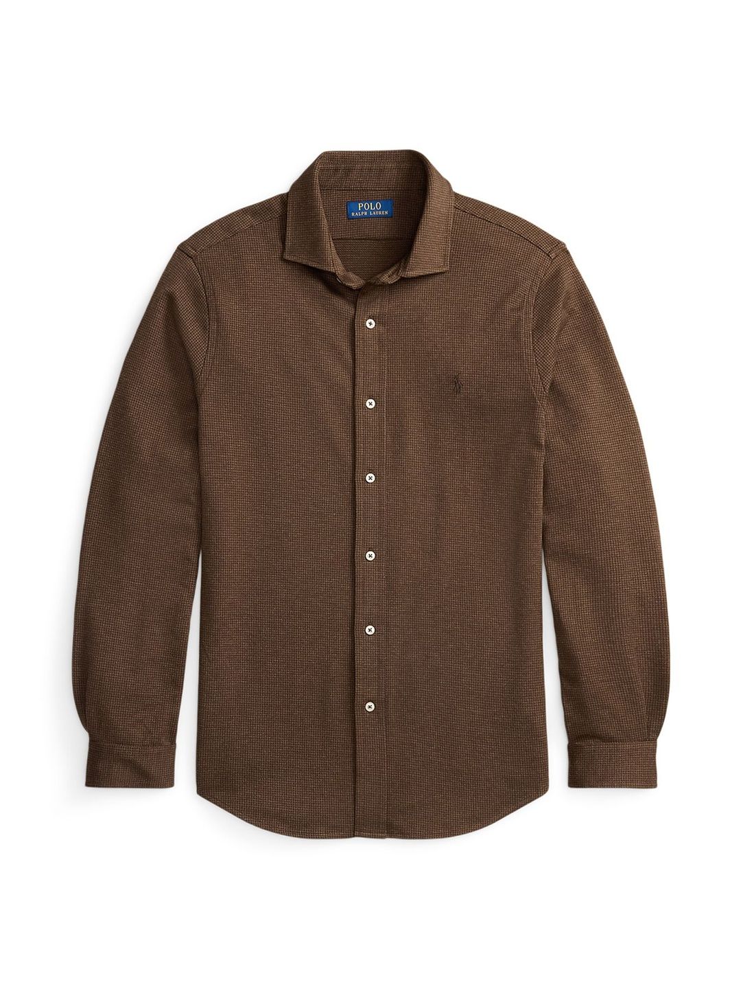 Polo Ralph Lauren Textured Cotton Spread Collar Shirt-image-12
