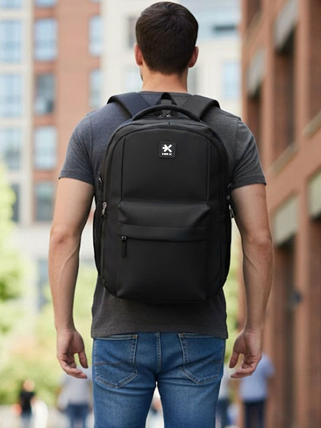 HRX by Hrithik Roshan Unisex Brand Logo Backpack-picture-51