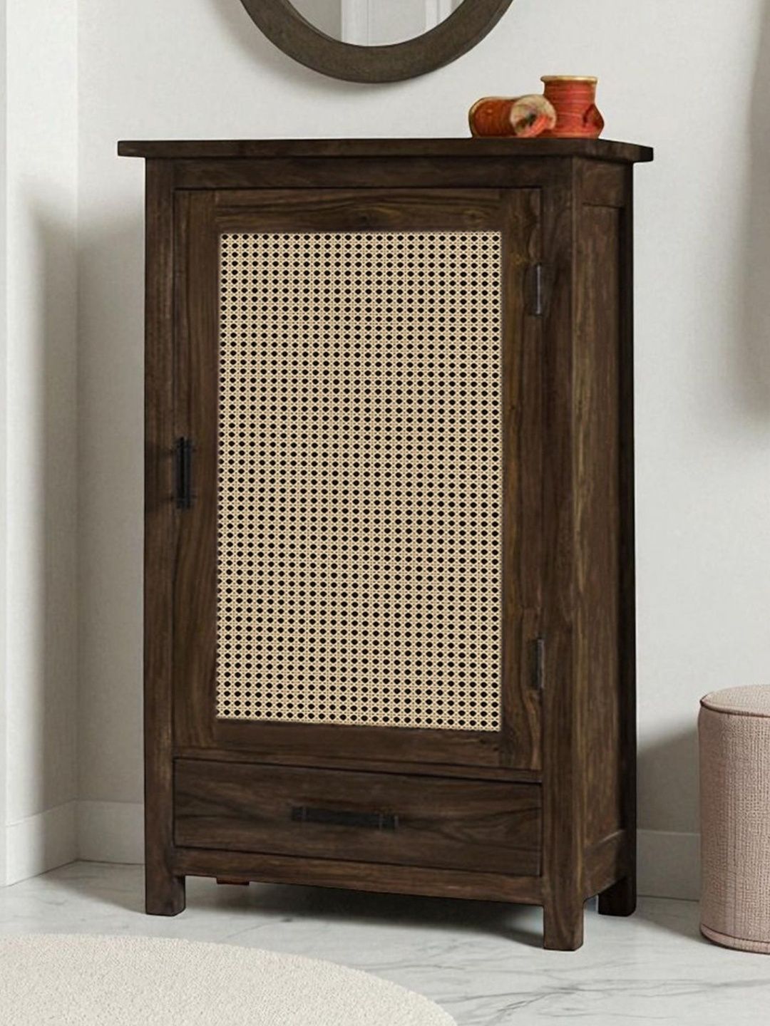 THE ATTIC Black & Brown Wooden Book Shelf