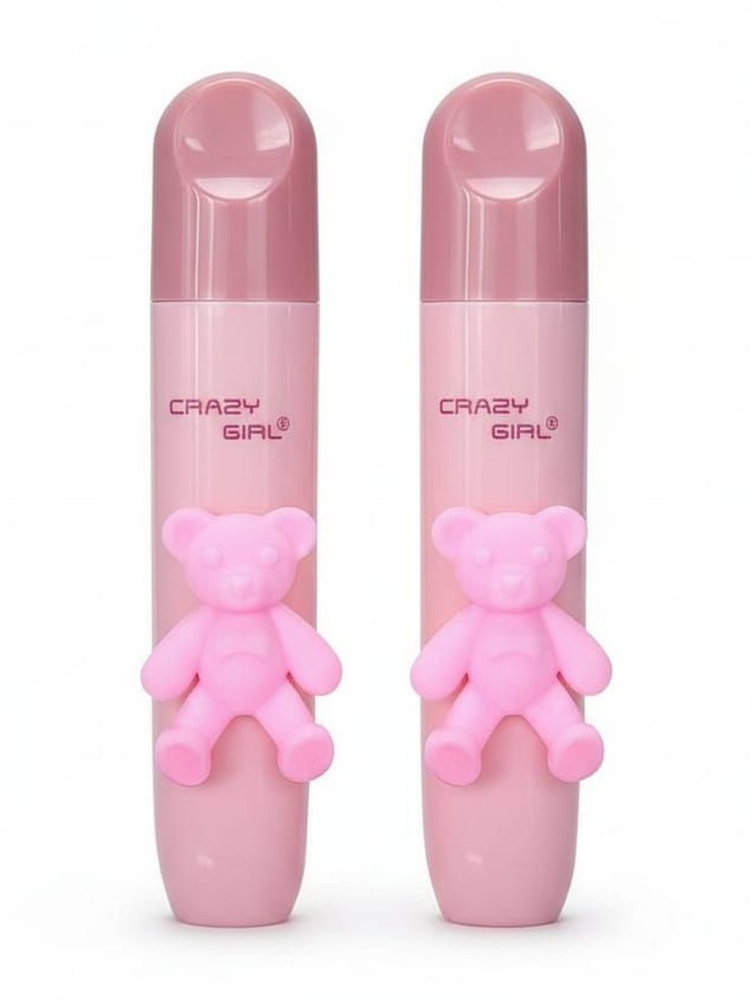 Crazy Girl Set Of 2 Long Lasting Matte Mini Lip Gloss - Nude Red 6 ml Each-image-43