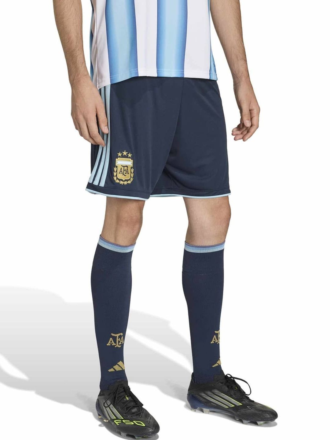 ADIDAS Argentina 26 Home Men Above Knee Sports Shorts-image-2