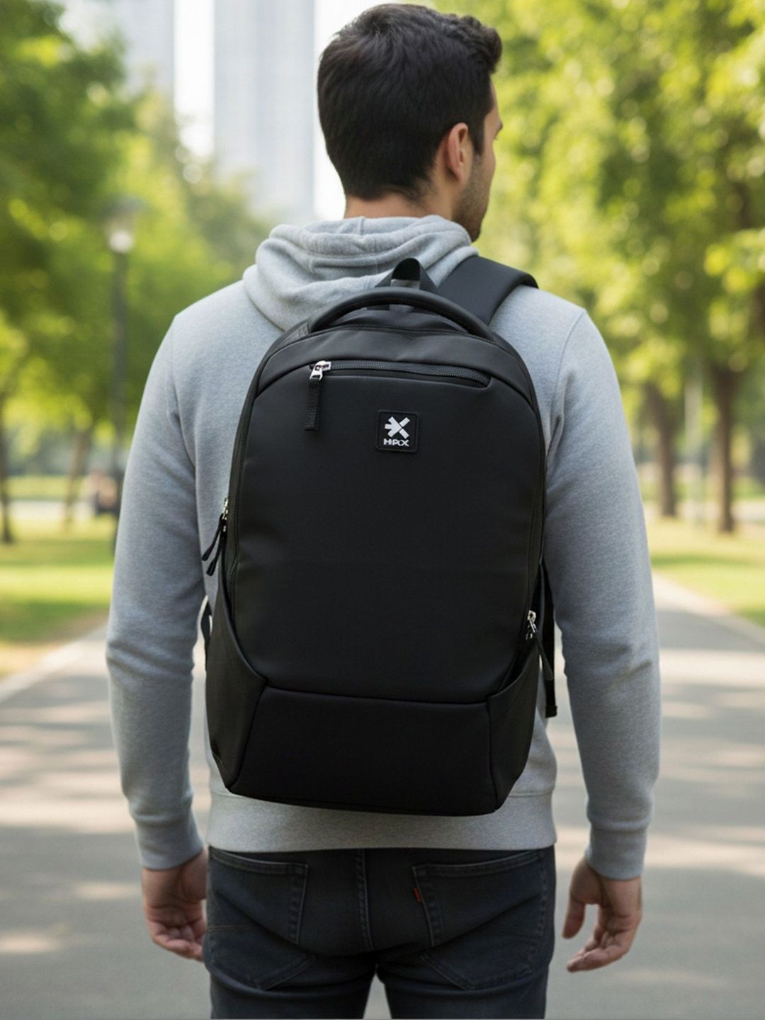 HRX by Hrithik Roshan Unisex Brand Logo Backpack-picture-19