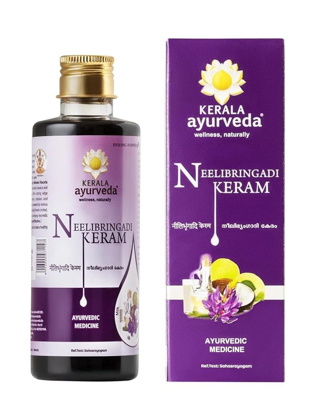 Kerala Ayurvedic Neelibhringadi Keram Tailam - 200 ml-picture-14