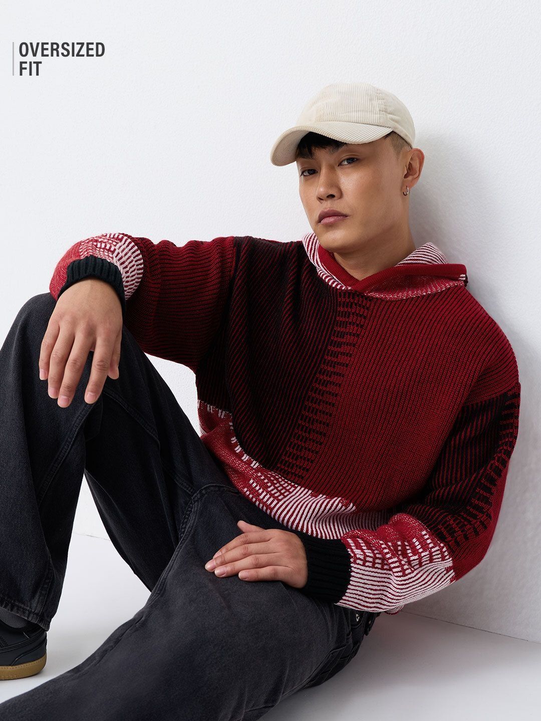 The Souled Store Men Colourblocked Pullover-picture-37