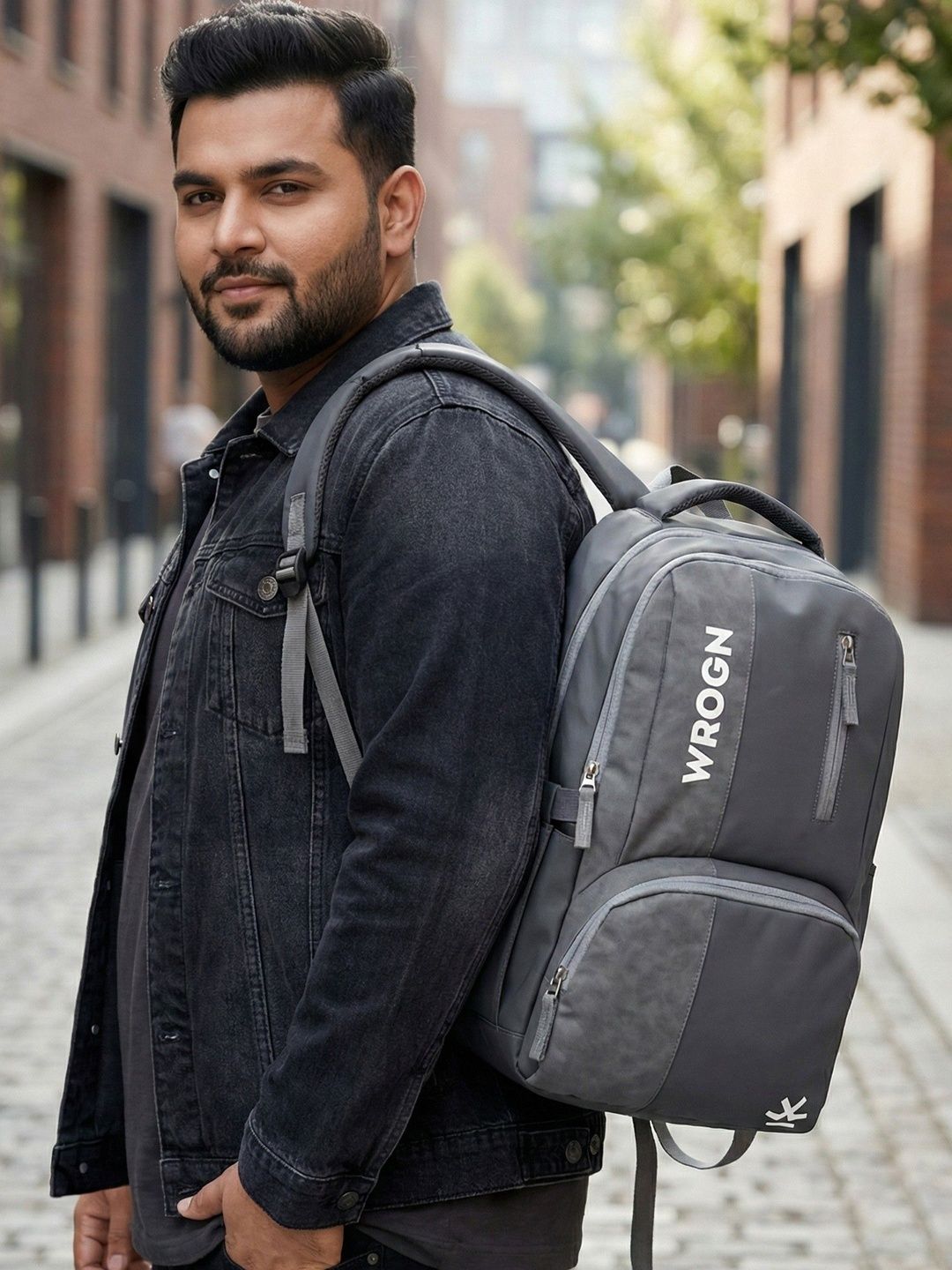 WROGN Unisex Brand Logo Backpack-picture-17
